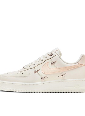 耐克Nike Air Force 1板鞋女款白粉FV8110-181 止间仓