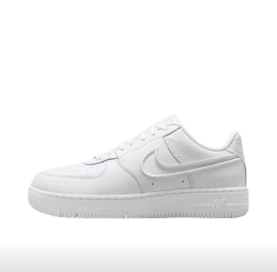 Nike Air Force 1 AF1白灰白绿女子低帮板鞋FJ7409-100博隆W
