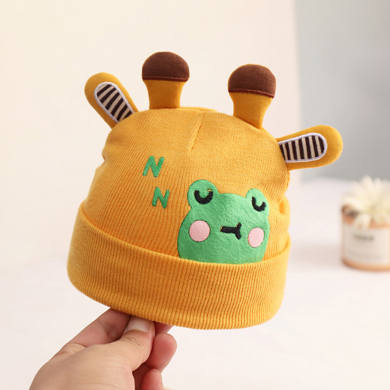 秋冬季3个月婴儿帽子冬季女宝宝秋冬款男孩0冬款2冬天4秋季5春秋6