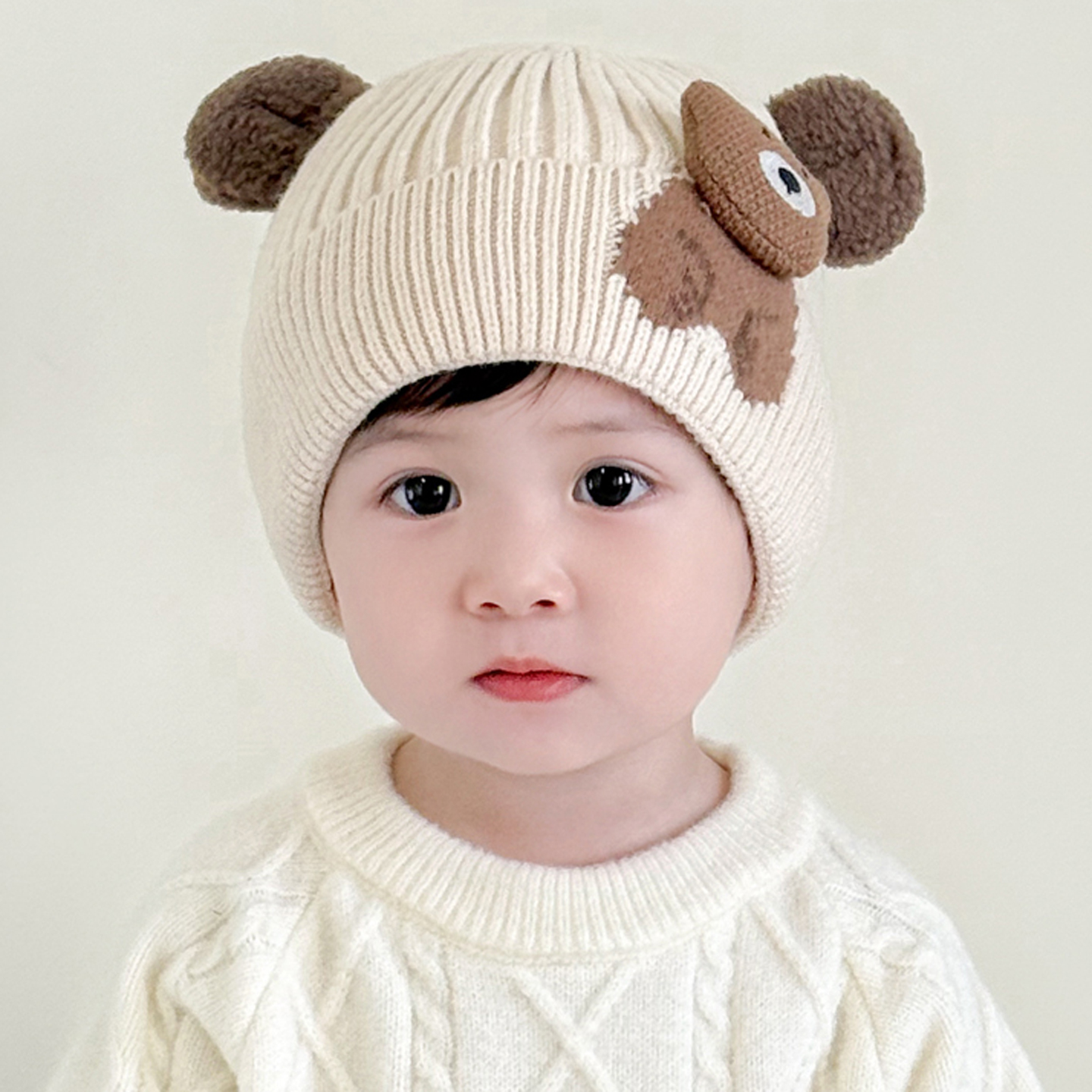 儿童帽子男孩2025新款宝宝冬季1岁男童冬天保暖可爱小孩女童秋冬2
