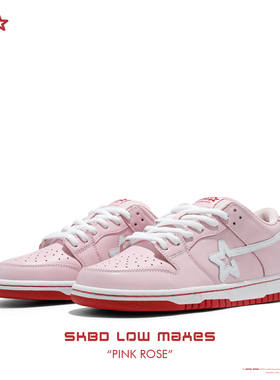 RIPSTAR SKBD Low欧若风情侣主题粉玫瑰低帮板鞋男女