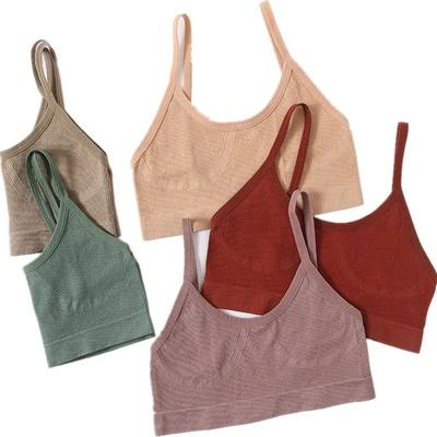 Push Up Seamless Bras For Women Soft Underwear Sport Tube Br