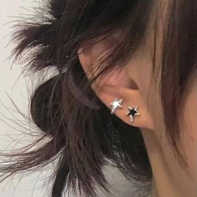 2023 New Pentagonal Star Stud Earrings for Women Girl New Go