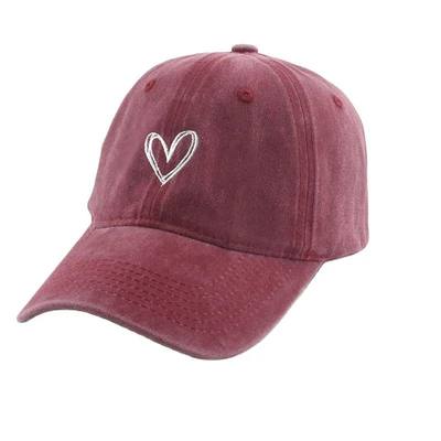 Fashion Outdoor Sport Baseball Caps For Men Women Love Heart