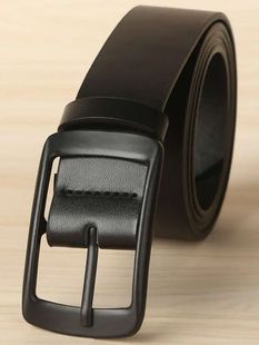 Buckle with Leather Fashion Dress Prong Belt Classic