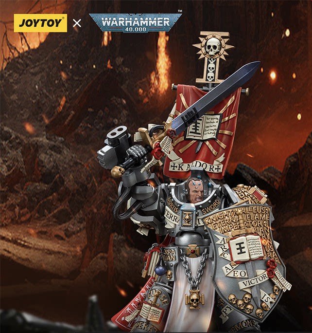 JOYTOY暗源战锤40K灰骑士卡尔多图片