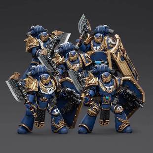 JOYTOY暗源荷鲁斯之乱 极限战士宗主不屈军团5人组 1:18可动模玩