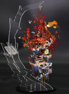 艺模百鸟朝凤节日礼物拼装模型