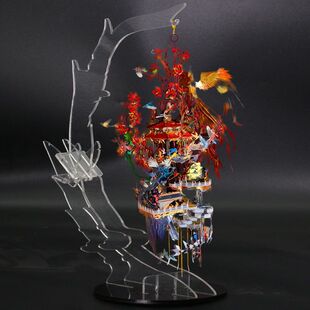 艺模百鸟朝凤3D立体拼图DIY手工金属拼装模型成人节日礼物玩具女