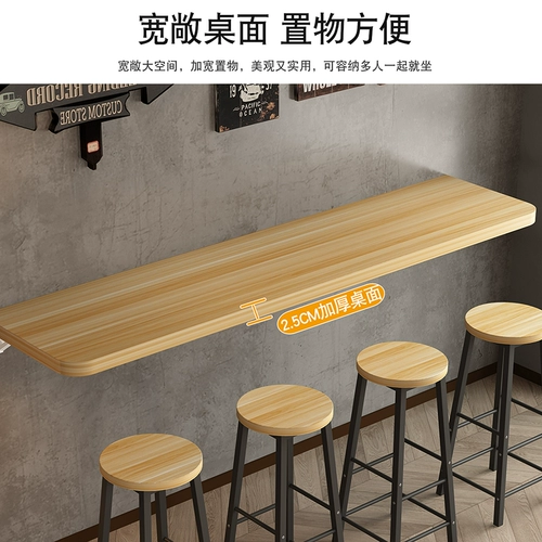 Складной стол с настенным настенным столом на стену компьютерный стол маленький квартира молоко