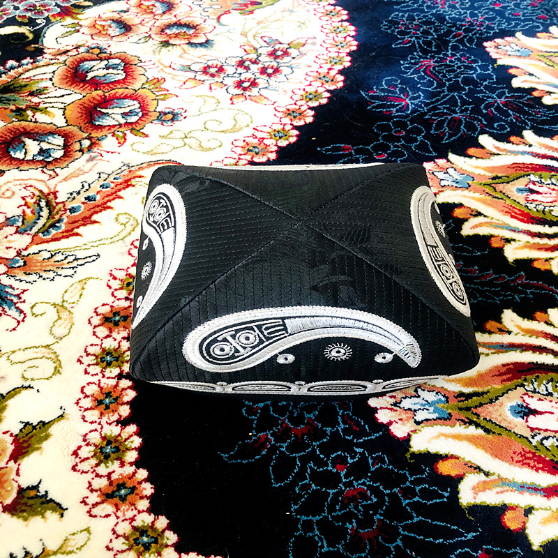 新款新疆民族特色手工制作库车花帽男特价礼品送老外