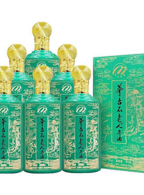 贵州茅 台不老酒人参酒53度配制酒500ml*6瓶整箱装收藏宴请送礼