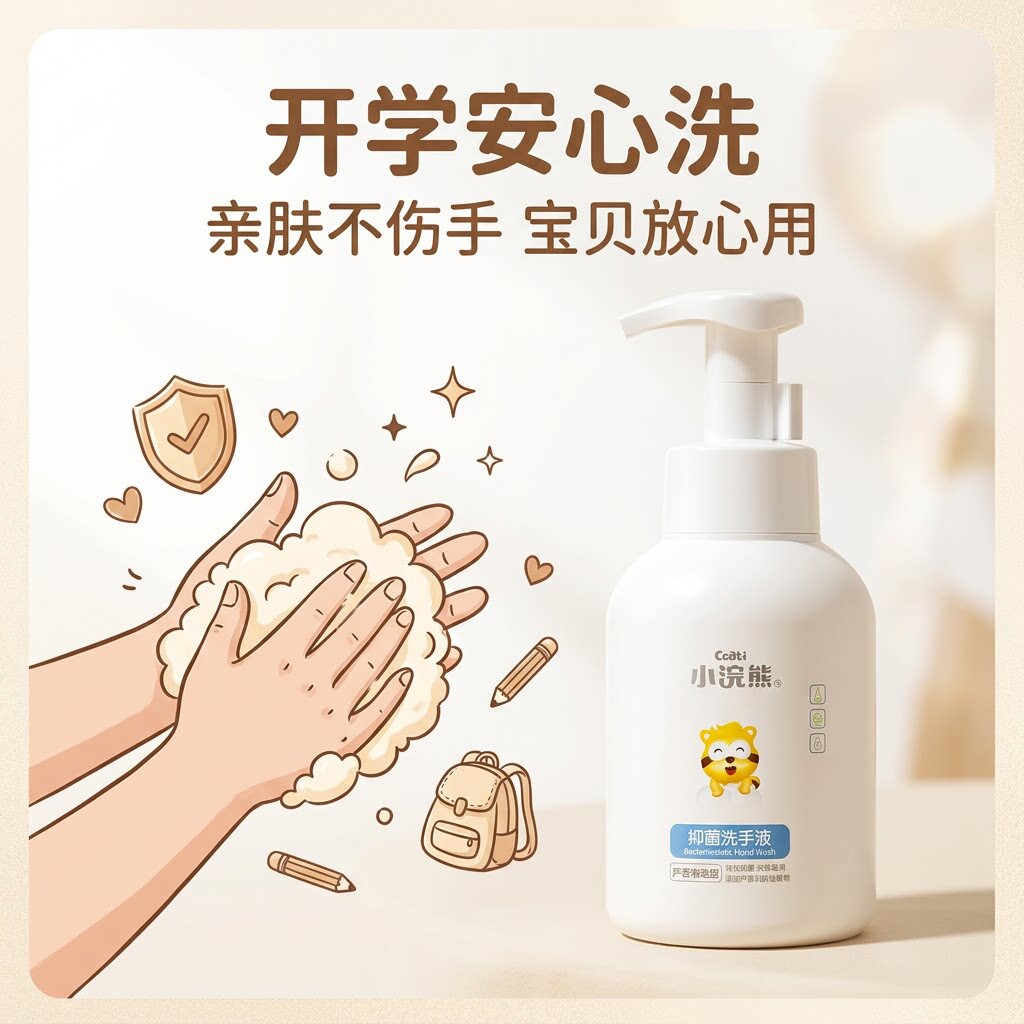 小浣熊婴幼儿抑菌泡沫洗手液