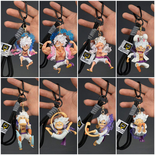 海贼王尼卡路飞手办尼龙钥匙扣挂