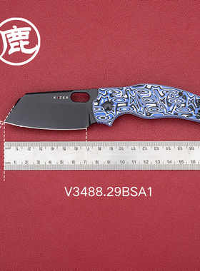 KIZER凯泽户外装备小折刀 野营露营多用途工具装备折叠小刀V3488