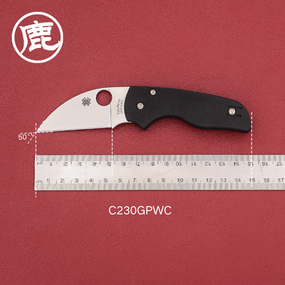 美国蜘蛛户外装备小折刀 野营露营多用途工具折叠小刀C230系列