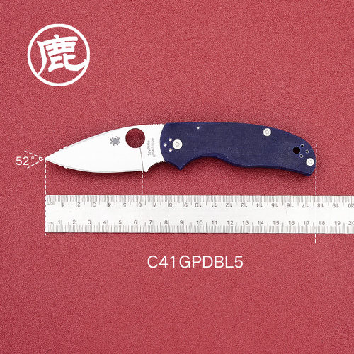 美国蜘蛛 户外装备小折刀 野营露营多用途工具折叠小刀C41GPDBL5