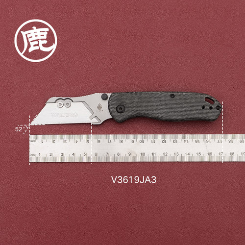 KIZER凯泽户外装备小折刀野营多用途工具小刀露营装备V3619JA系列