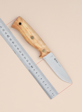 HELLE赫拉挪威户外装备猎手不锈钢版小直刀高硬度野营多用途小刀