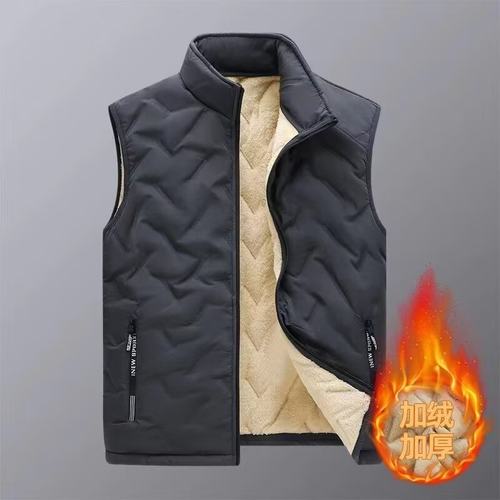 清仓捡漏秋冬男士羊羔绒保暖马甲