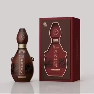 仰韶彩陶坊地利荣耀15陶融型白酒46度500ml带酒头单瓶