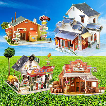 若态3D立体拼图益智拼装模型木质DIY小屋成人儿童生日创意礼物在类目 玩具/童车/益智/积木/模型, 串珠/拼图/配对/拆装/敲打玩具, 拼图/拼板中 - 来自Buy2taobao.com提供专业的淘宝代购服务