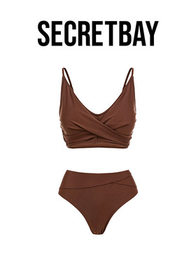 SECRETBAY Bay Of Kotor系列扭结设计细肩带分体式泳衣 SX82427