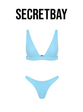 SECRETBAY 度假分体比基尼2024新款泳衣女高级感性感bikini泳装