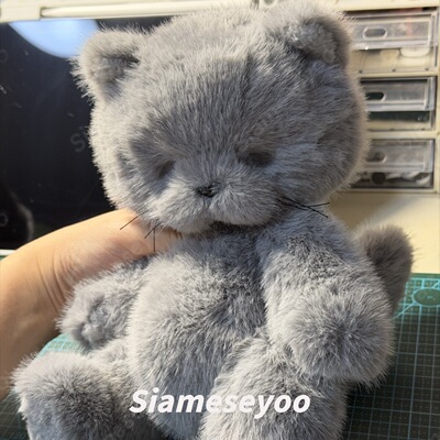 蓝猫&奶牛猫五关节玩偶材料包