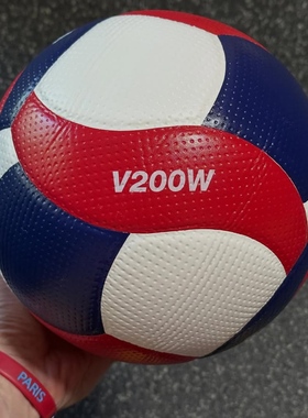 美国代购米卡萨Mikasa V200W USA红蓝白排球FIVB联赛官方比赛用球
