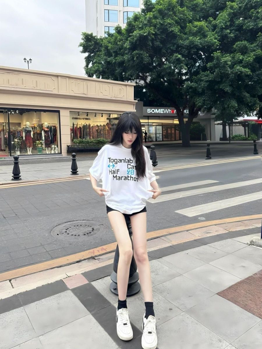 美式高街hiphop纯棉短袖T恤男女