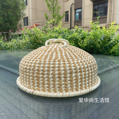 手工芦苇草编蒸锅蒸笼铝锅草帽