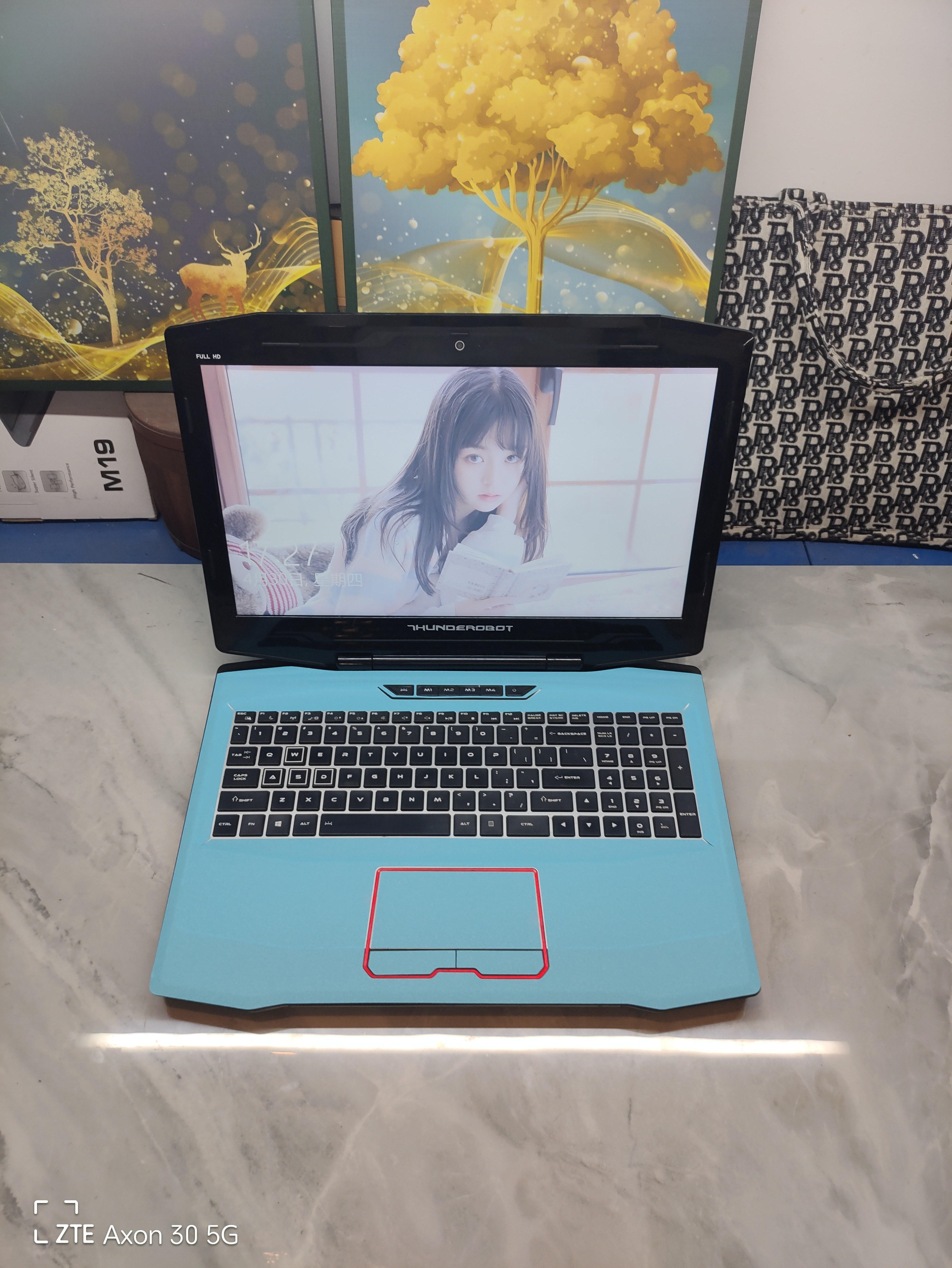 二手雷神TR游戏本 15.5寸大屏 i7四核GTX860M 2G独显