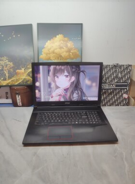 二手微星GP73笔记本游戏本7代i7四核 6G独显原神永劫无间绝地求生