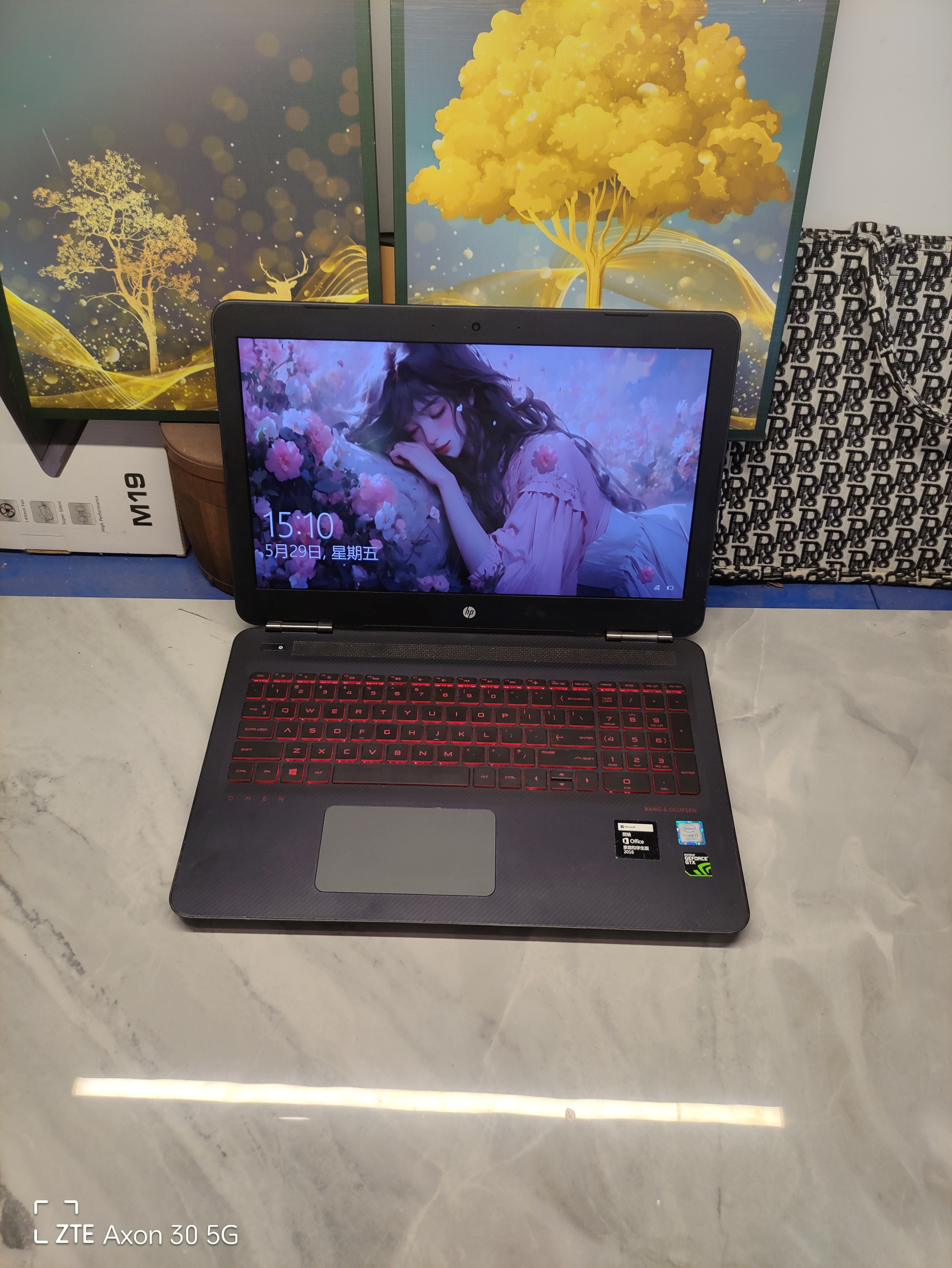 二手惠普暗影精灵游戏本 15.5寸大屏 i7四核GTX1050Ti 4G独显