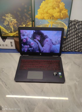 二手惠普暗影精灵游戏本 15.5寸大屏 i7四核GTX1050Ti 4G独显