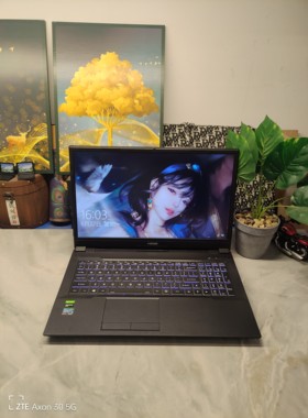 二手神舟NBxxTA游戏本 16寸大屏 i5六核GTX1650 4G独显  144hz