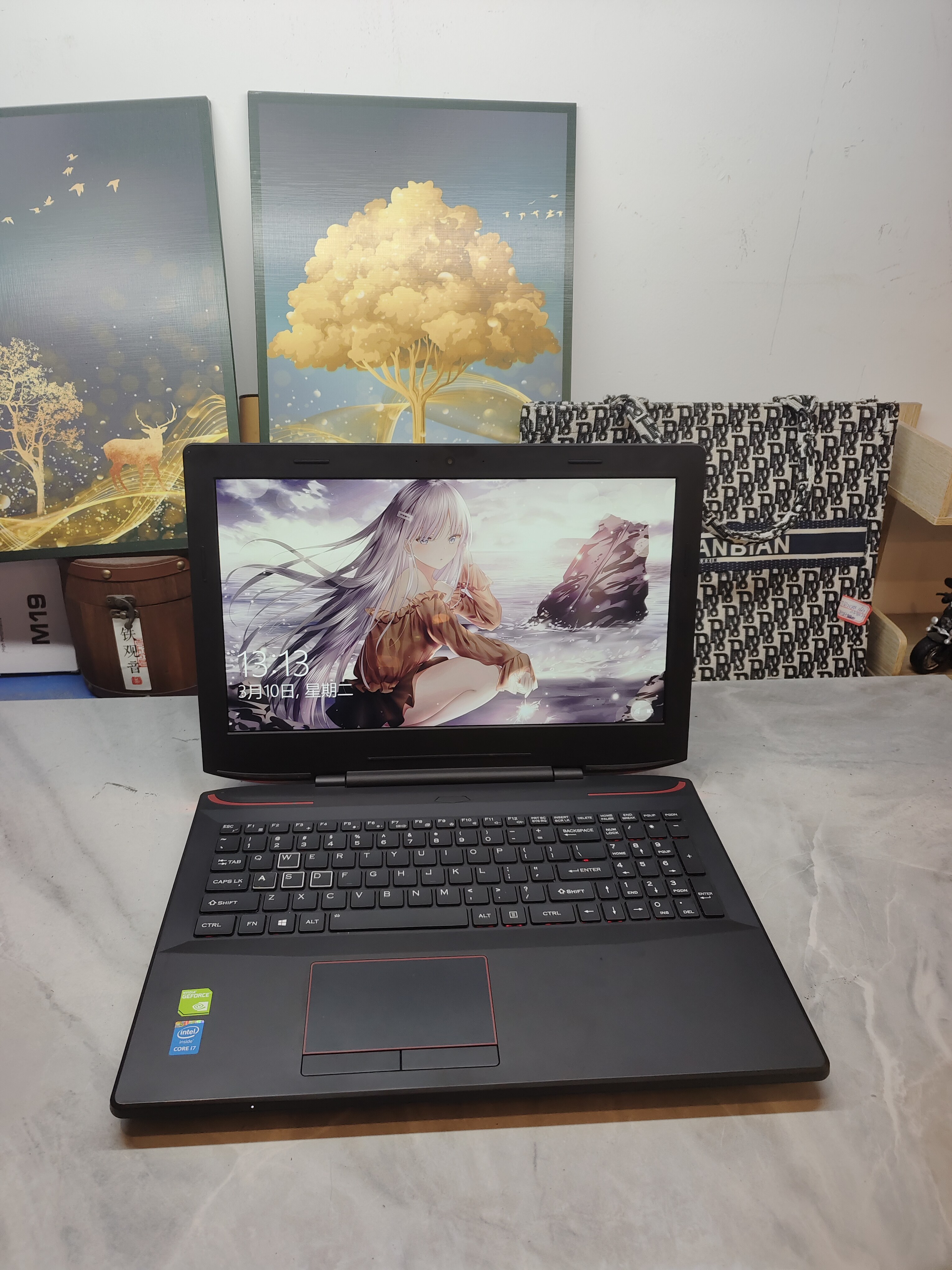 二手爱尔轩笔记本电脑7代i7六核游戏本GTX1060T6G独显144赫兹