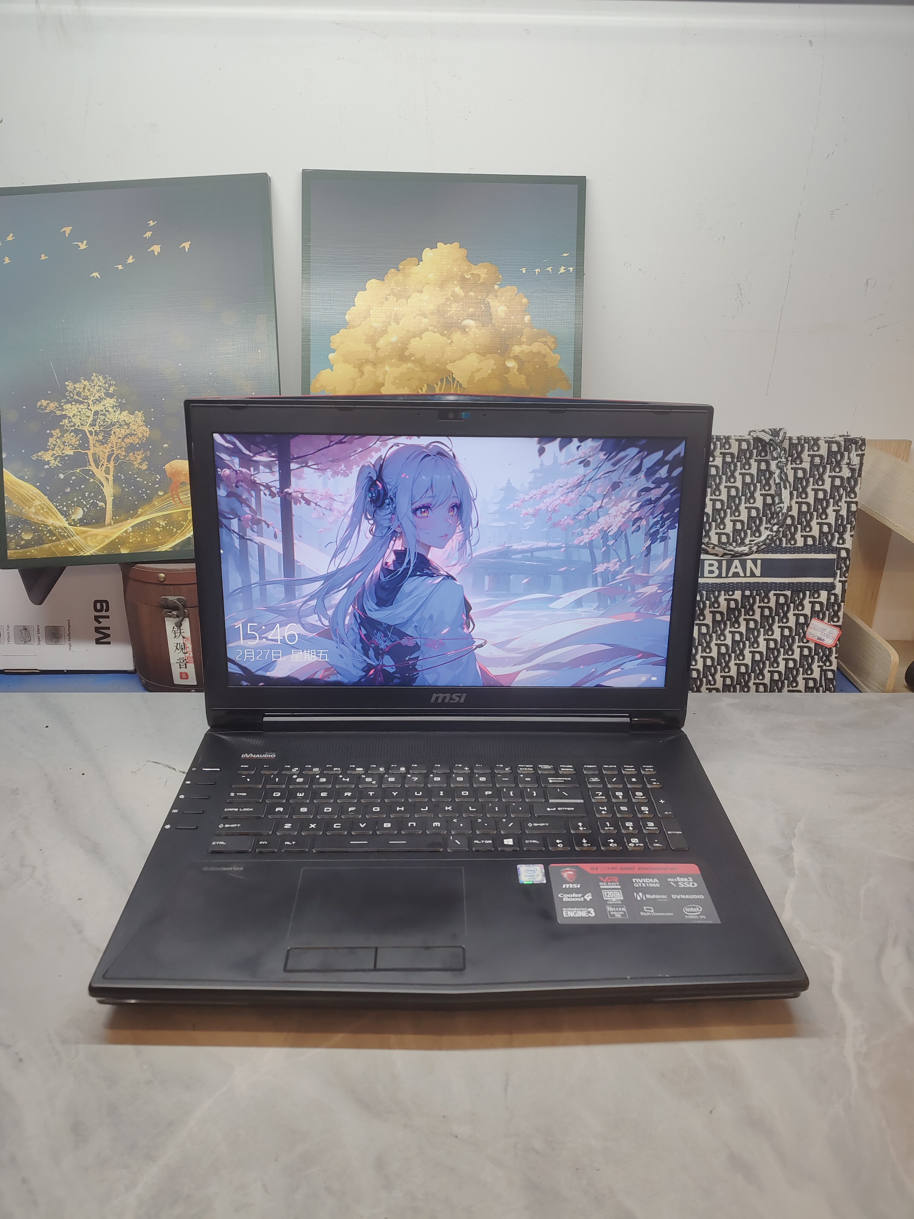 二手微星GP72笔记本游戏本6代i7四核 6G独显原神永劫无间绝地求生