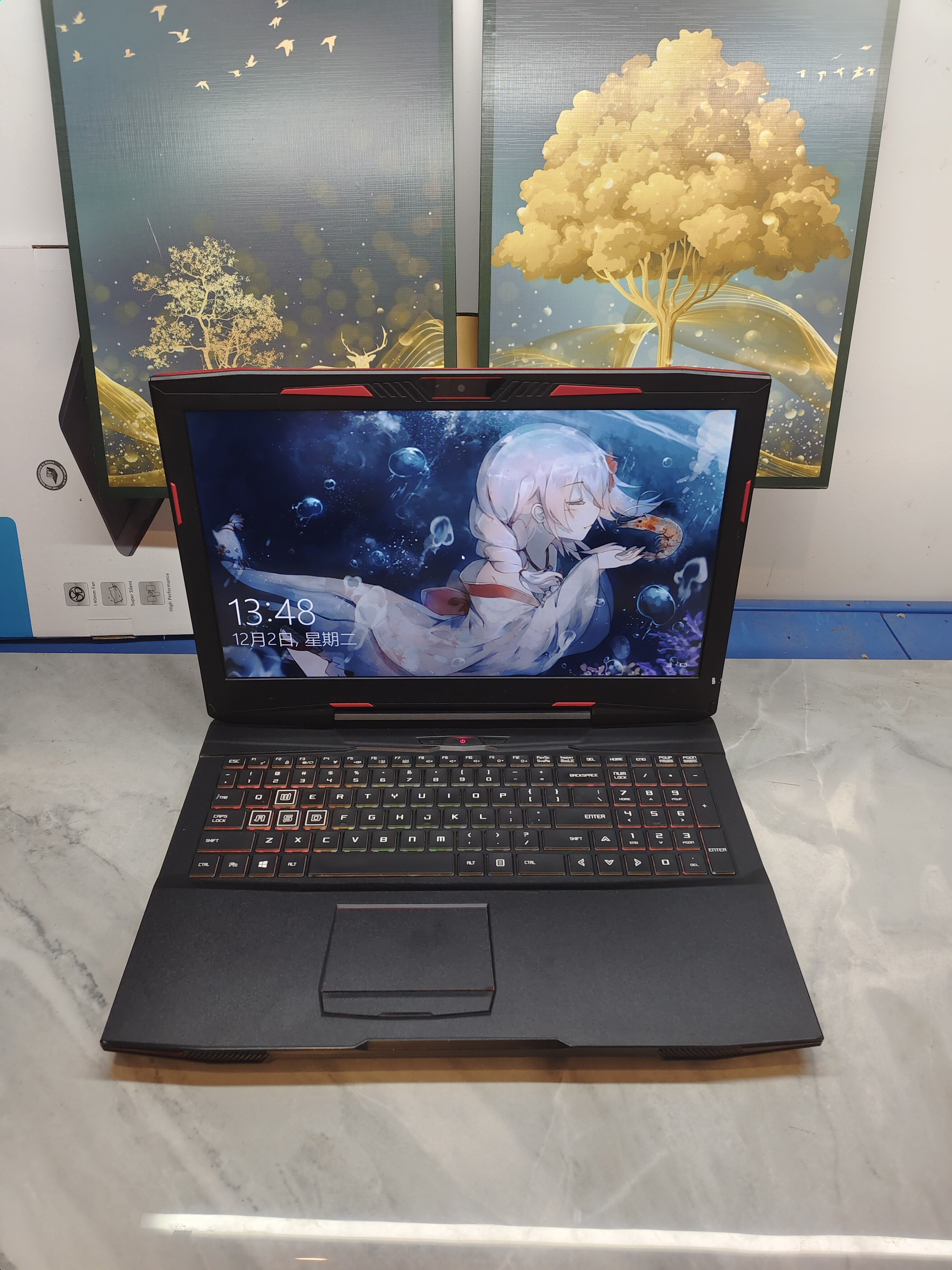 神舟战神笔记本电脑游戏本8代i7六核6G独显绝地求生 原神打瓦追剧