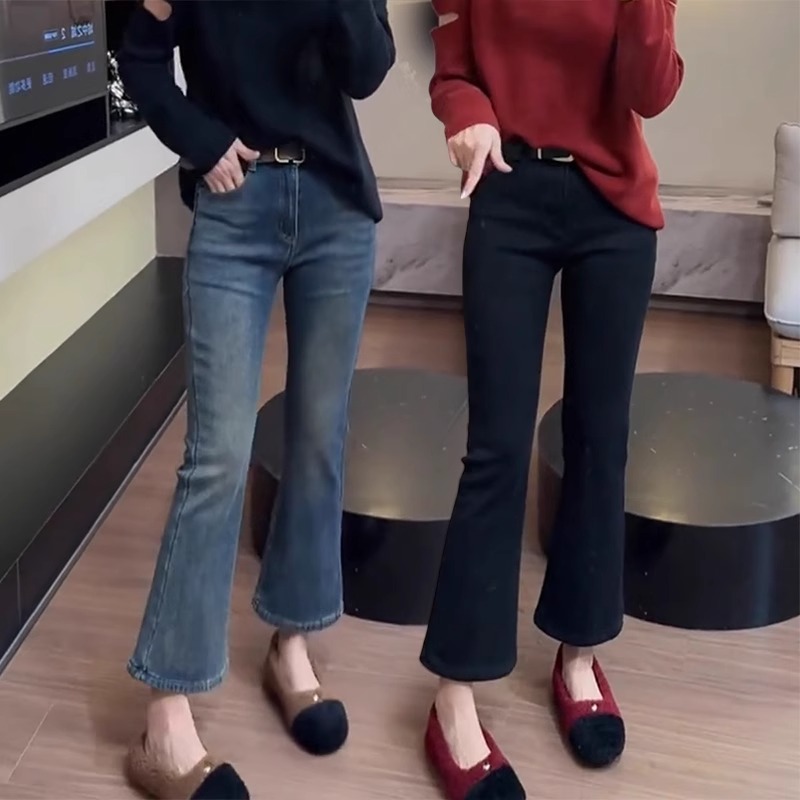 女装洋气百搭九分微喇裤
