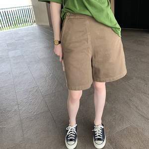 夏季薄款宽松中裤子大码高腰遮胯休闲短裤胖妹妹mm显瘦直筒五分裤