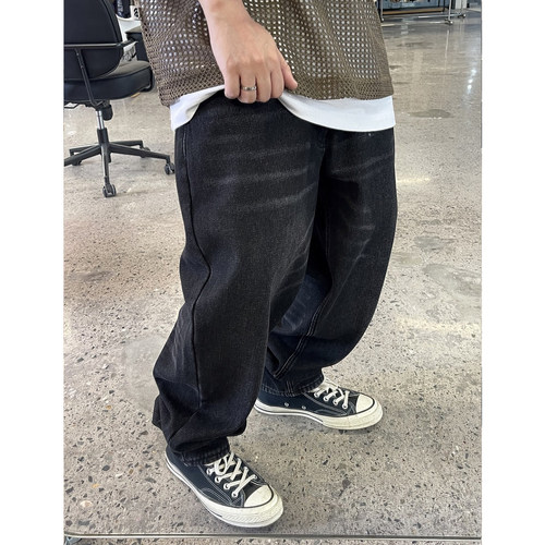 Medaigual加绒加厚牛仔裤冬季