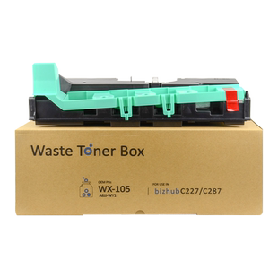 适用柯尼卡美能达C226废粉盒bizhub C256 C266回收盒C227 C287 C367 C7222 C7226 C7528废粉仓WX-105回收瓶