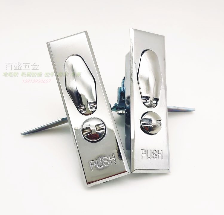 铁皮柜门封签锁计量锁平面弹跳锁