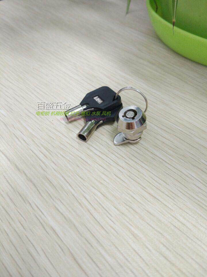 灯箱锁梅花弹子锁考勤机小圆锁