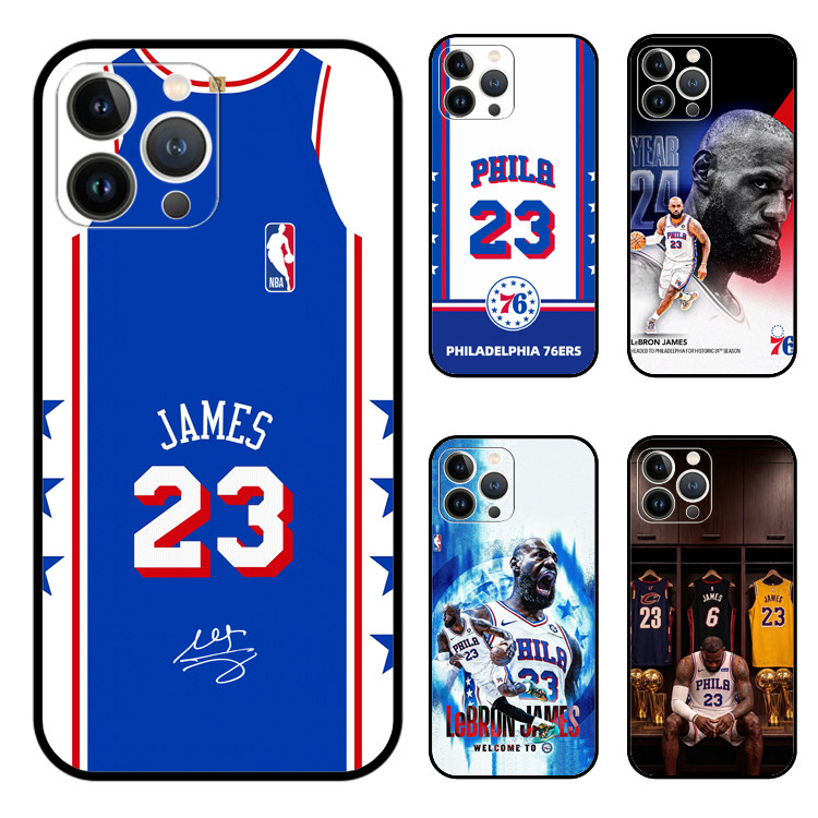 76人詹姆斯手机壳NBA篮球适用于苹果15iPhone17promax华为Nova16荣耀400oppo真我vivoy500i小米17tmate90