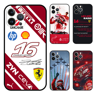 F1法拉利车队勒克莱尔乐扣手机壳适用于苹果13iPhone17promax华为Nova15荣耀500oppo真我vivoy300i小米15