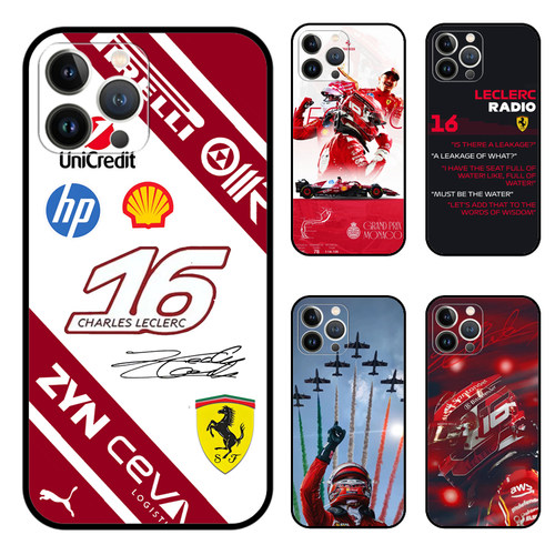 F1法拉利车队勒克莱尔乐扣手机壳适用于苹果13iPhone17promax华为Nova15荣耀500oppo真我vivoy300i小米15