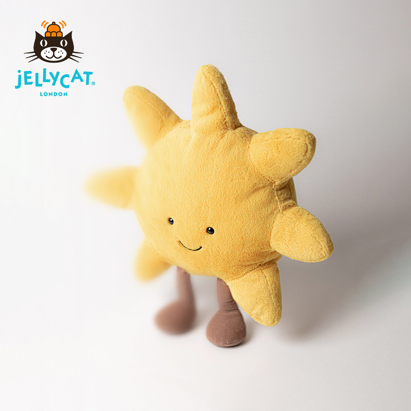 英国Jellycat趣味太阳花毛绒玩具玩偶公仔娃娃抱枕摆件